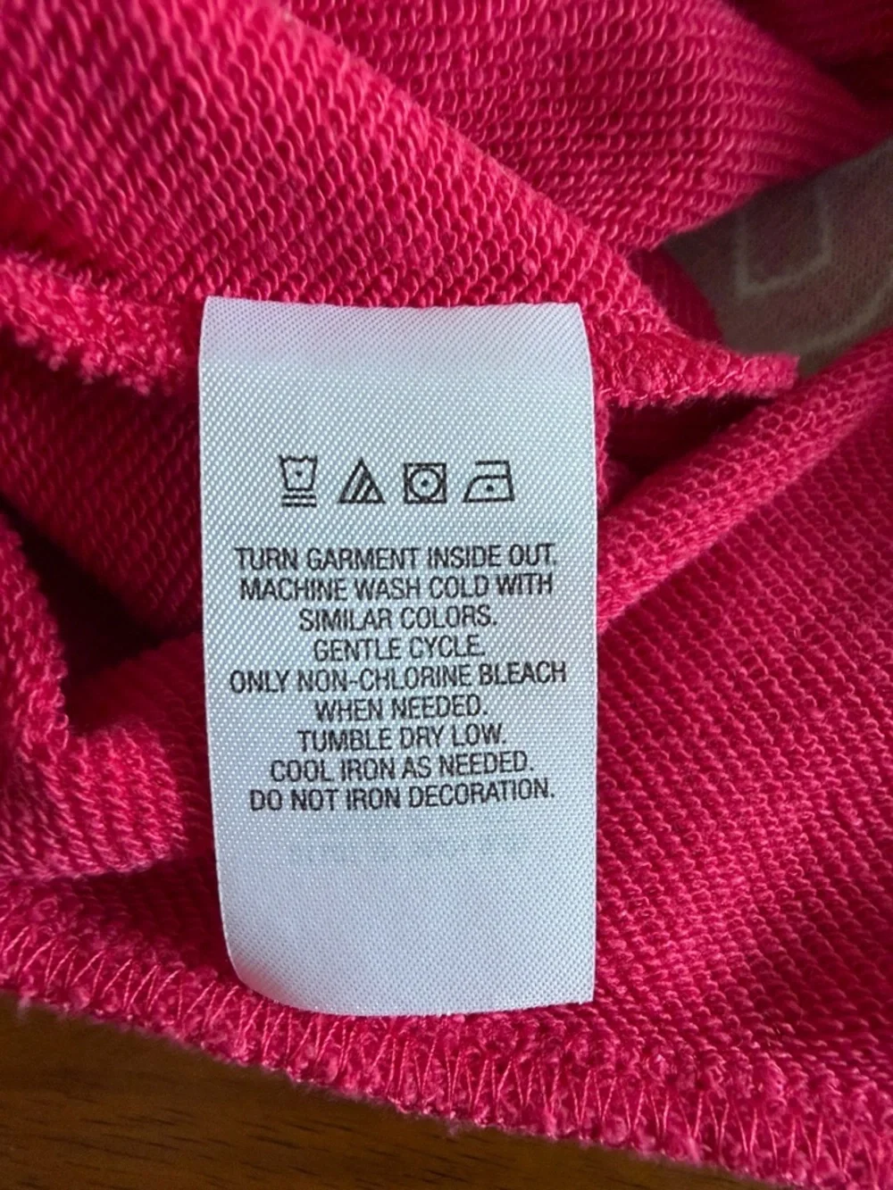 GAP Hot Pink Logo Crewneck Sweatshirt